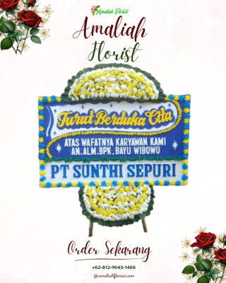Papan Bunga Duka di Bungku Timur