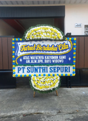 Papan Bunga Duka di Bungku Timur